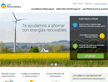 Tablet Screenshot of clickrenovables.com